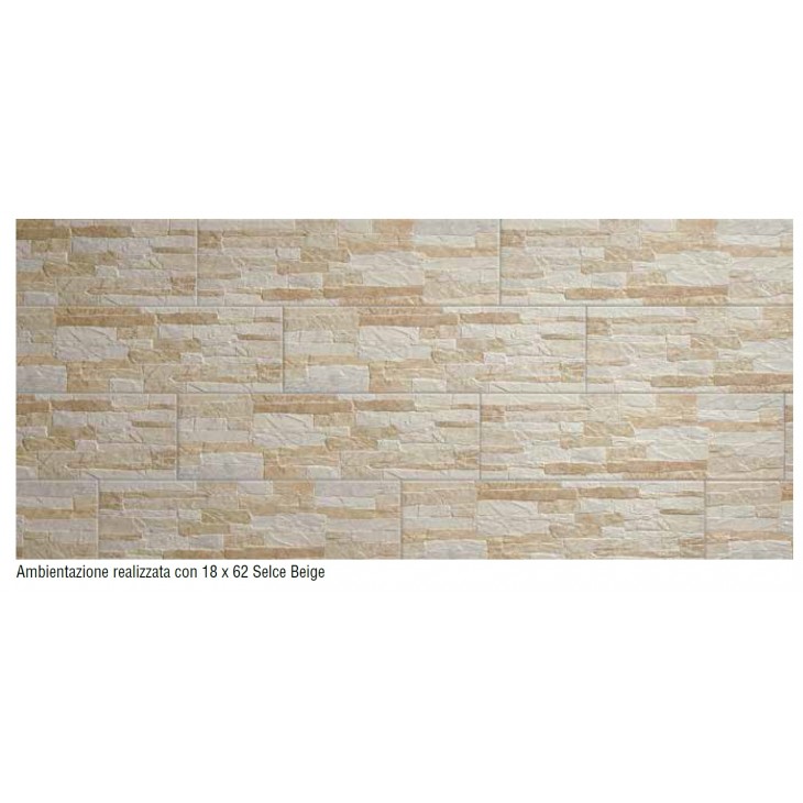 Mattonella Selce beige 18x62 Cm 