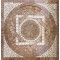 Rosone decorativo 66x66 Sahara cotto quadro