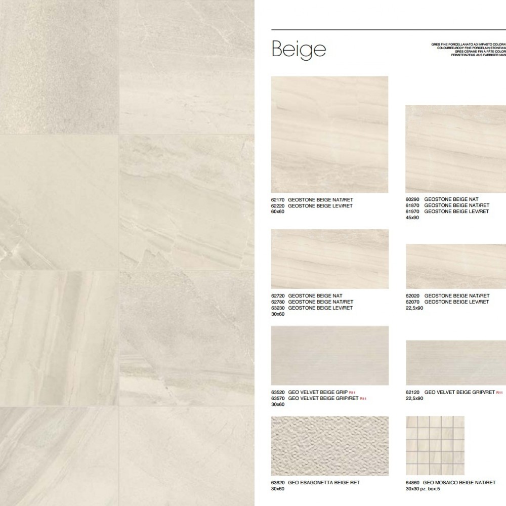 GEOSTONE ESAGONETTA BEIGE  - formato 30x60 - Piemme Valentino