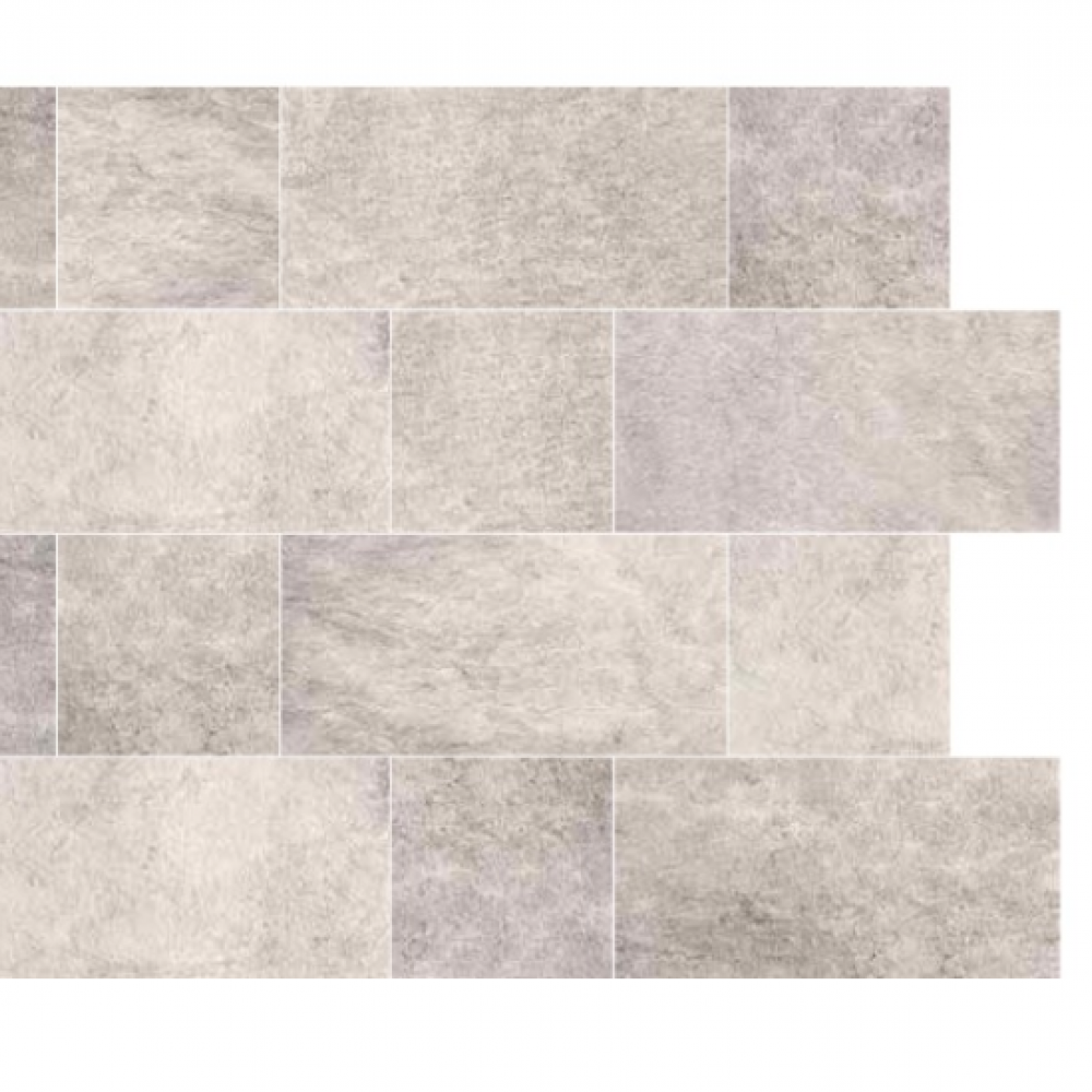 Mattonella serie pietra colore grigio 20x40 - 20x20  Cm 