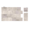 Mattonella serie pietra colore grigio 20x40 - 20x20  Cm 