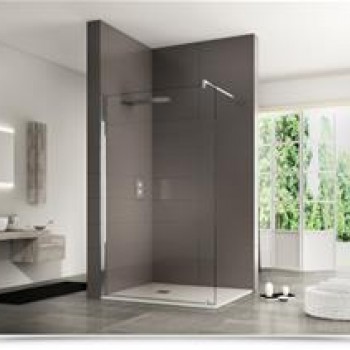 Parete fissa WALK-IN,cristallo temperato spessore 8 mm,misura 120 cm