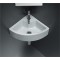 Lavabo da appoggio Ice Corner 36x36 Cm