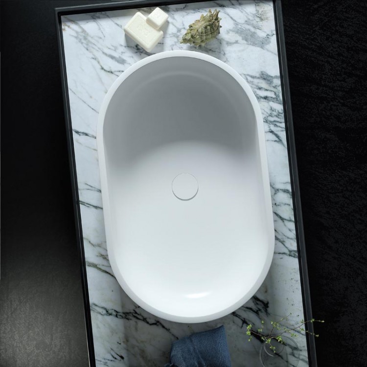 Lavabo da appoggio solid surface LINFA