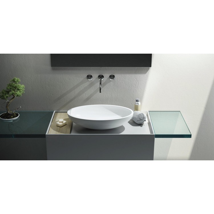 Lavabo da appoggio solid surface OVO