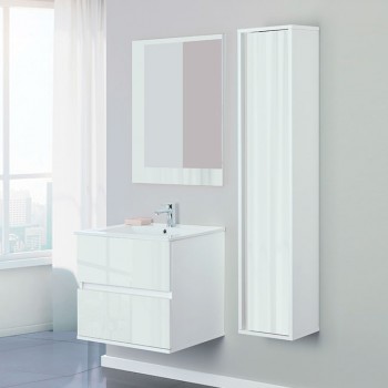 Mobile da bagno " FABULA 60 " bianco laccato 