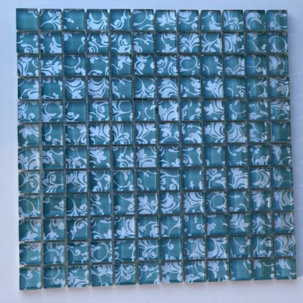 Mosaico su rete Arabesque Tiffany - 30x30