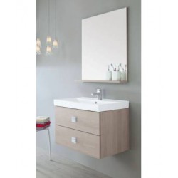 Mobile da bagno BRAVO 75 Rovere chiaro 