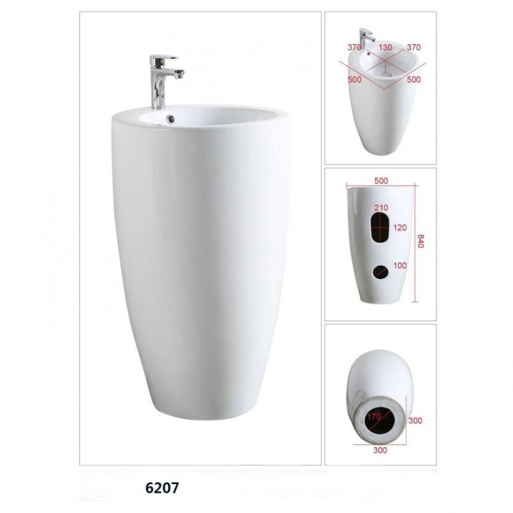 Lavabo in ceramica Freestanding TONDO 