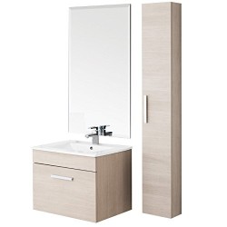 MOBILE BAGNO RIGHE ROVERE CHIARO - Pignataro Shop